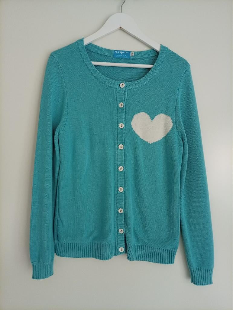 Margot MWM vest licht blauw maat M, Kleding | Dames, Truien en Vesten, Maat 38/40 (M), Blauw, Ophalen of Verzenden, Gedragen