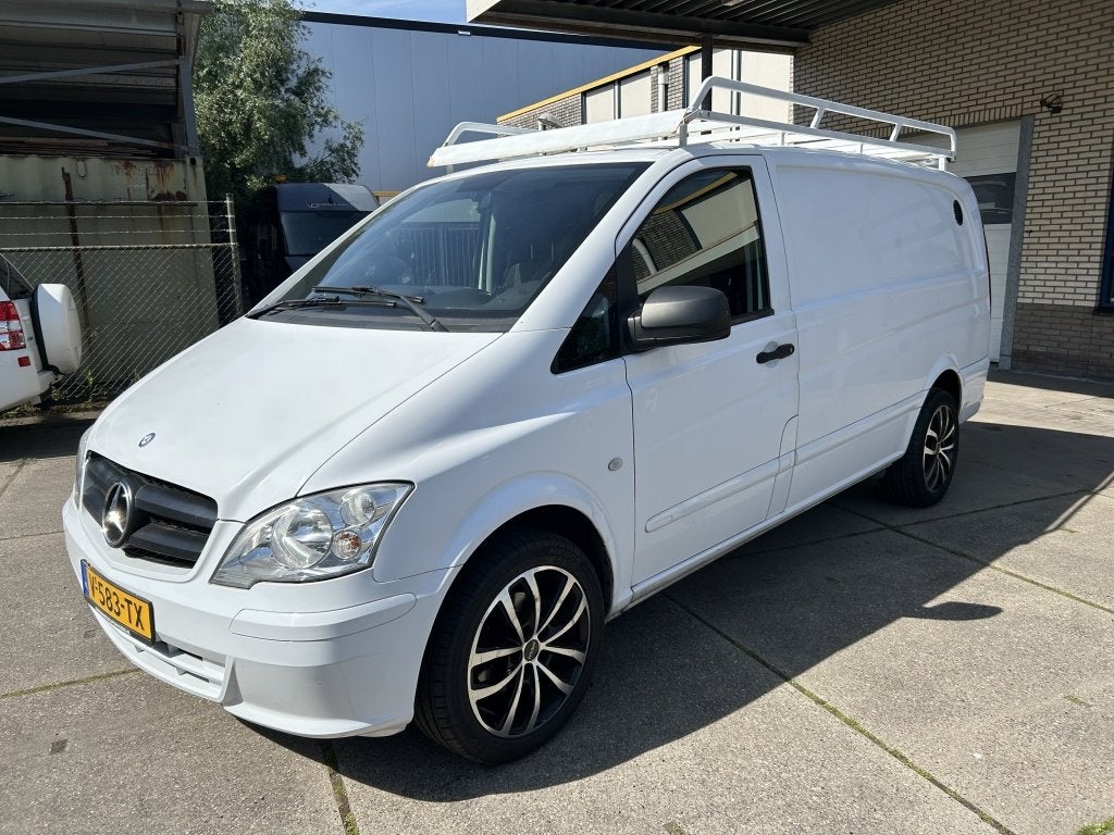 Mercedes-Benz Vito 116 CDI 320 LANG MARGE CLIMA (bj 2014), Auto's, Bestelauto's, 13 km/l, Euro 5, Stof, Gebruikt