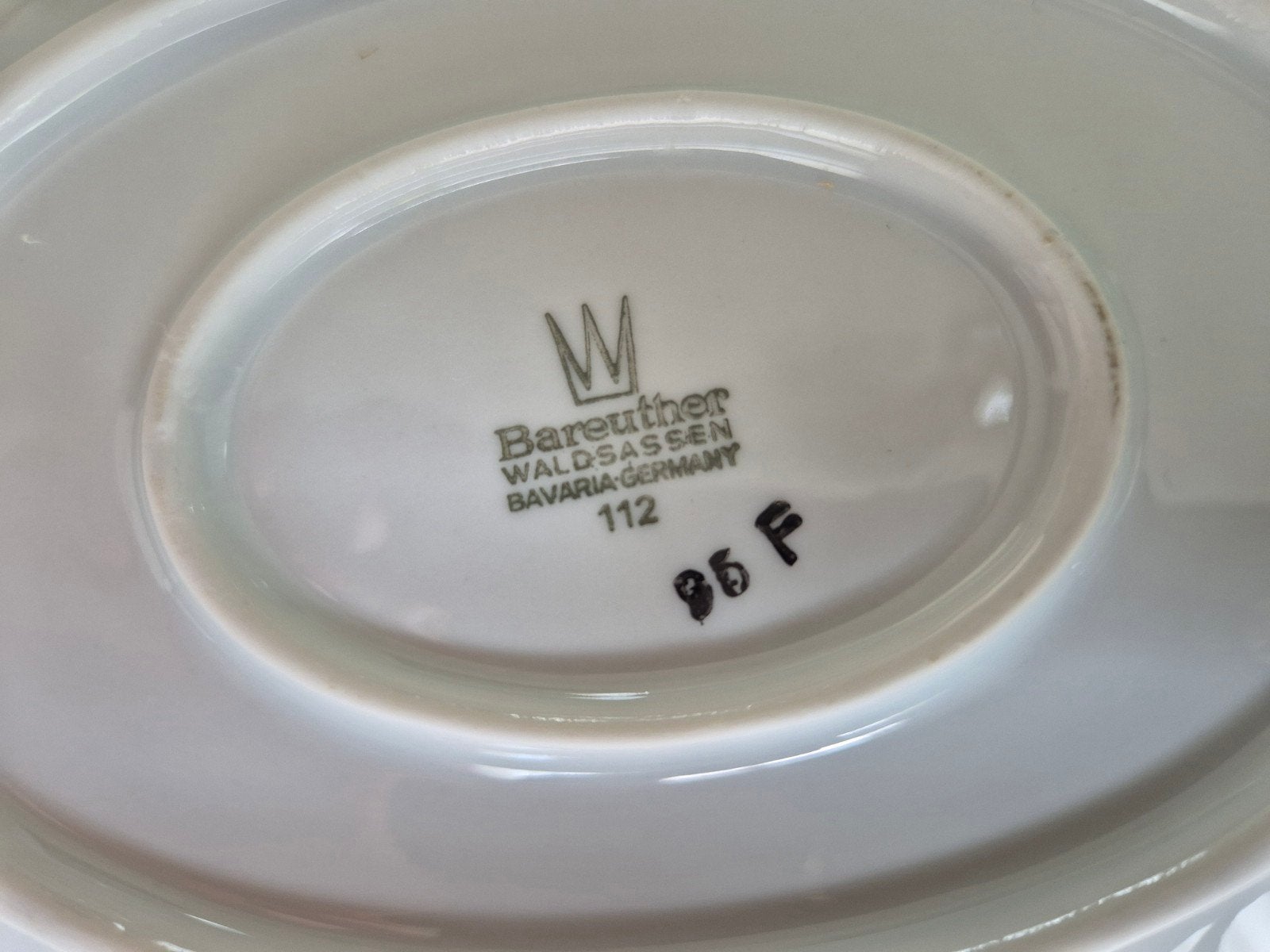 Bareuther Waldsassen Bavaria porseleinen borden, Ophalen