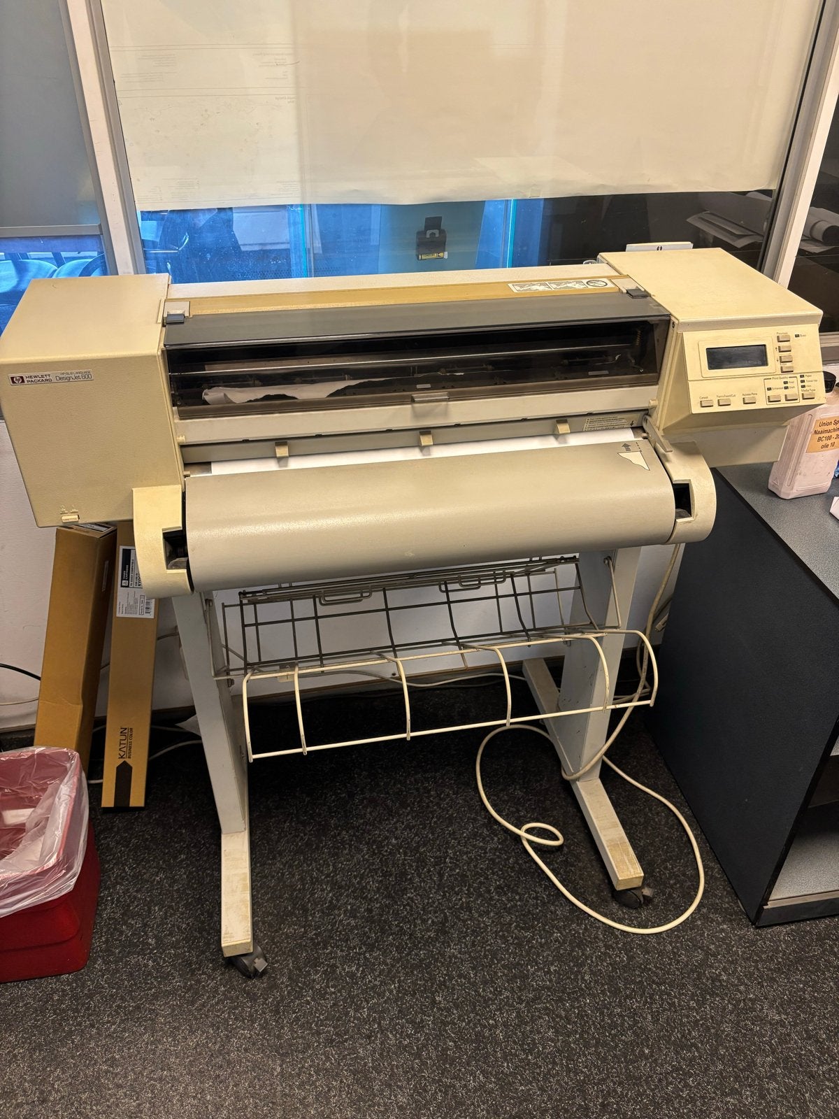 HP DesignJet 700 Plotter - Werkt perfect!, Computers en Software, Printers, Zwart-en-wit printen, Gebruikt, Printer, Inkjetprinter