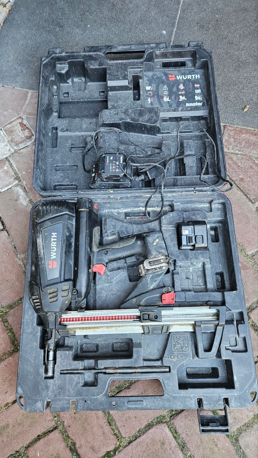 Wurth Spijkerpistool (diga cs) - Werking Onbekend, Doe-het-zelf en Verbouw, Ophalen of Verzenden, Gebruikt