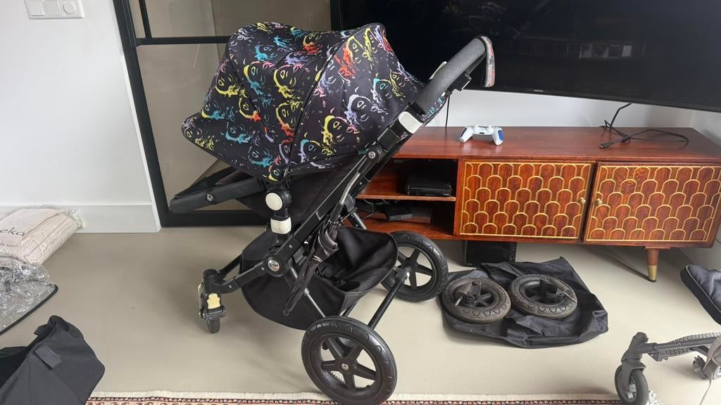 Complete bugaboo cameleon 3 black edition incl accesoires, Ophalen of Verzenden, Zo goed als nieuw, Bugaboo