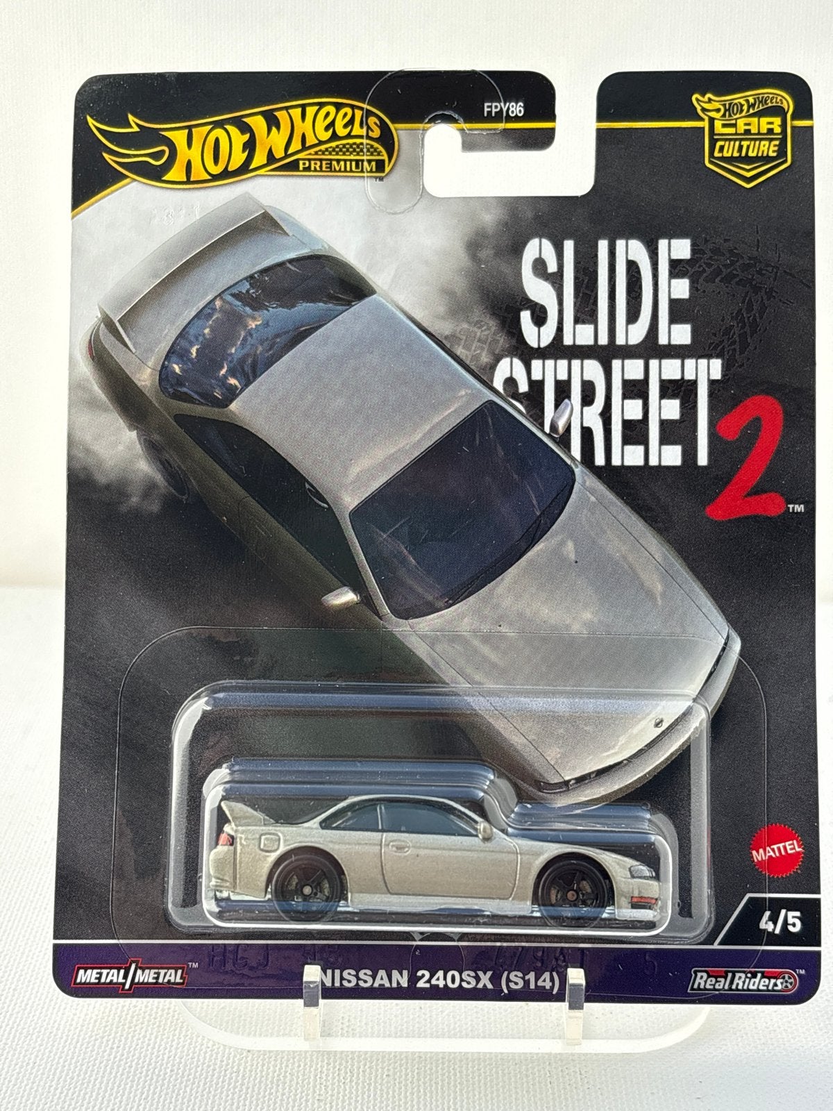 Hot Wheels Premium Nissan 240SX (S14) Slide Street 2, Auto, Nieuw, Ophalen of Verzenden, Mattel