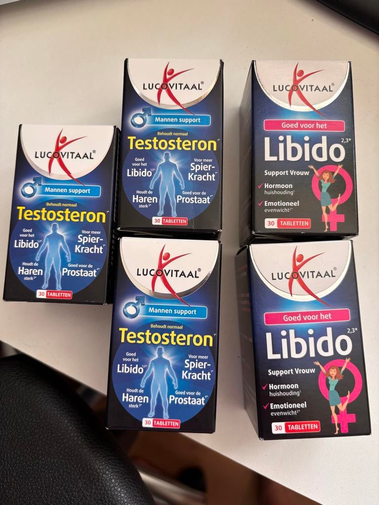 Lucovitaal Libido en Testosteron supplementen (nieuw), Ophalen of Verzenden, Nieuw, Overige typen