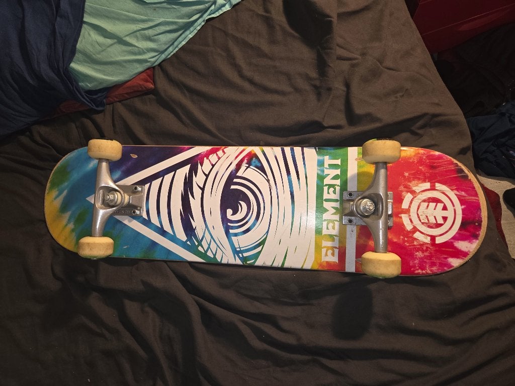 8" Element Eye Trippin Rainbow Compleet Skateboard, Sport en Fitness, Skateboarden, Ophalen of Verzenden, Nieuw, Skateboard