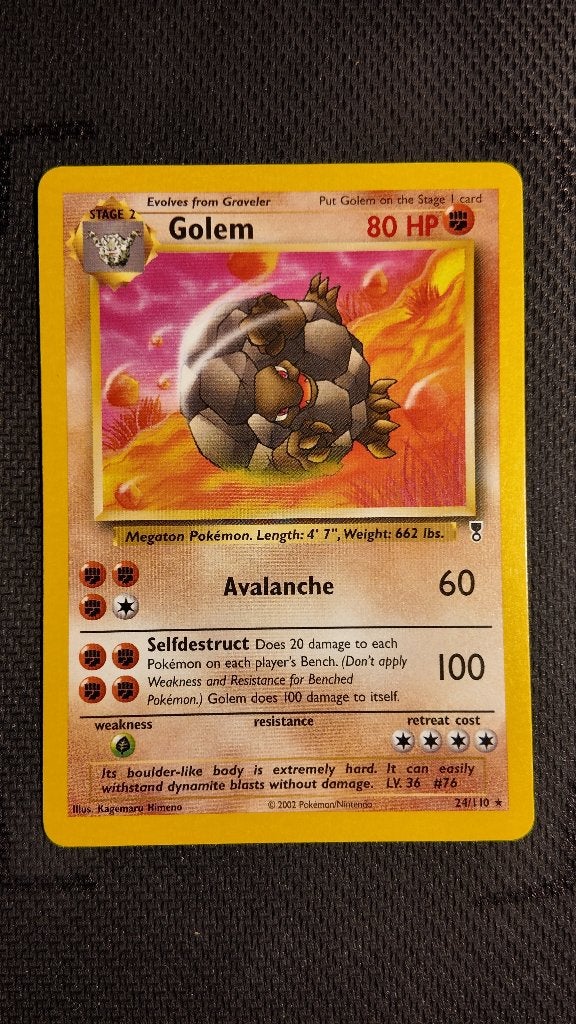 Golem 24 Legendary Collection | Pokemon kaart, Ophalen, Zo goed als nieuw, Losse kaart