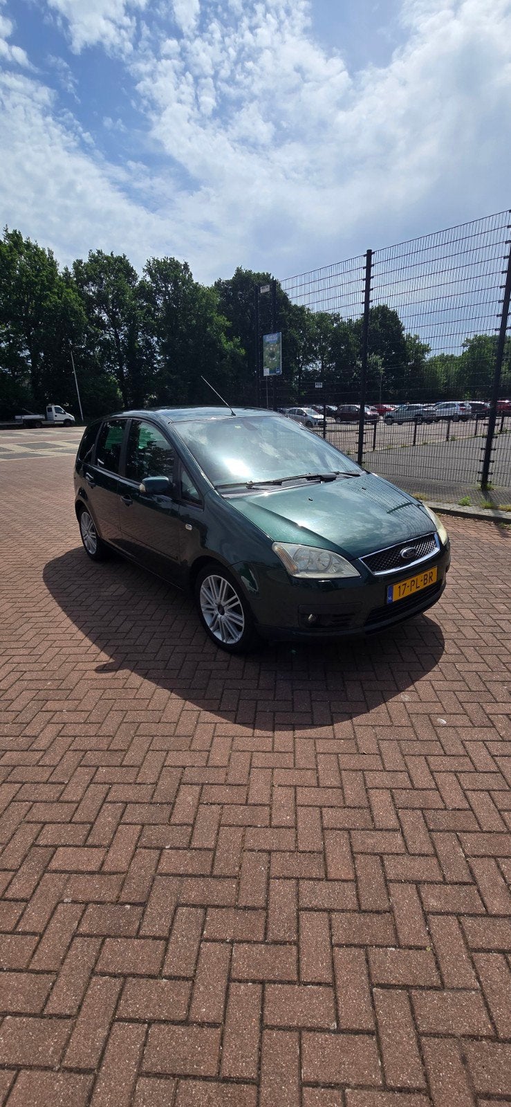 Ford C-Max 1.8 88KW 2004 Groen Met Nieuwe Apk, Auto's, Ford, Voorwielaandrijving, Stof, 4 cilinders, 1200 kg