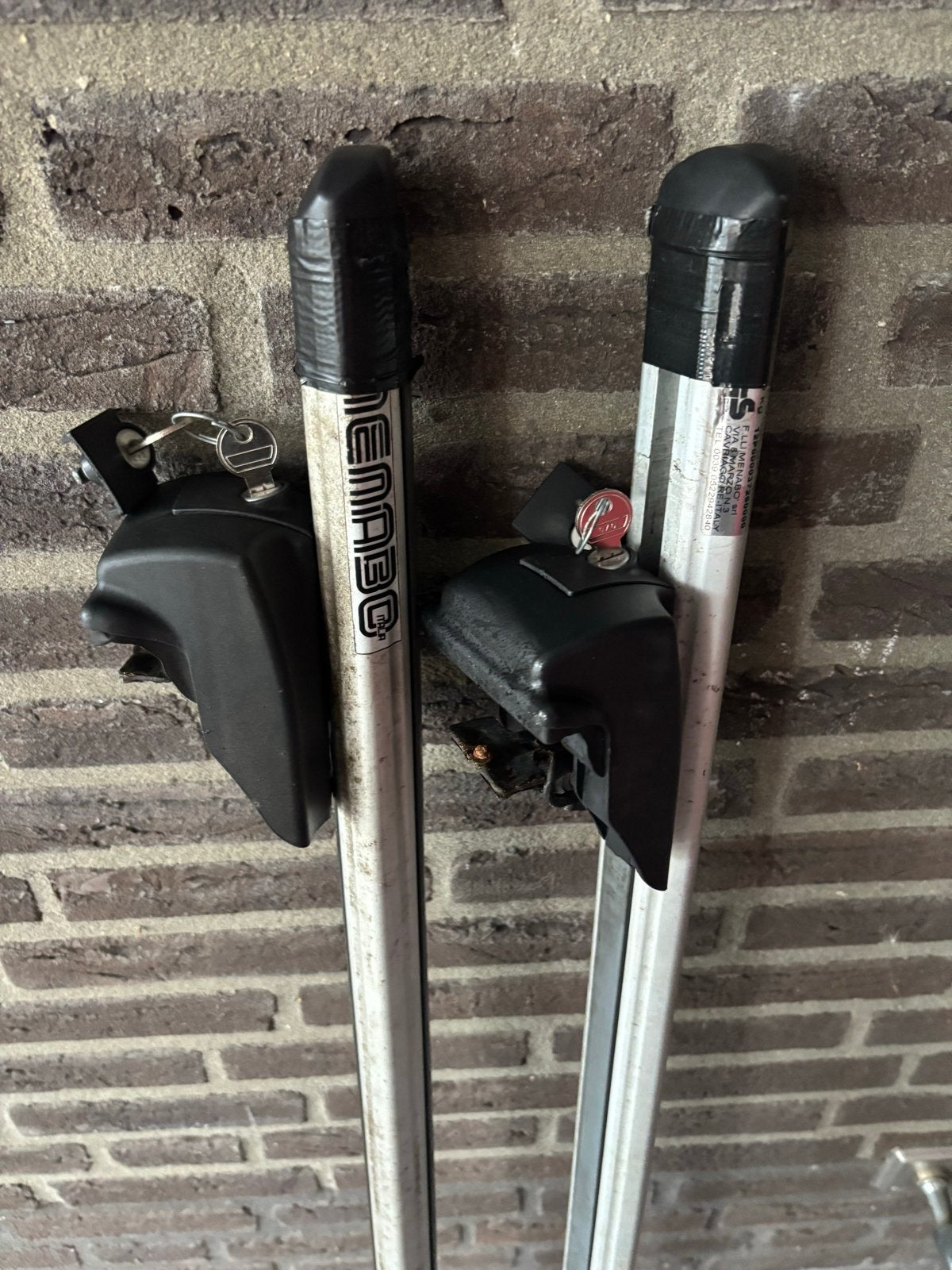 Menabo Pick up-Pick-Up XL aluminium dakdragers, Auto diversen, Ophalen, Gebruikt