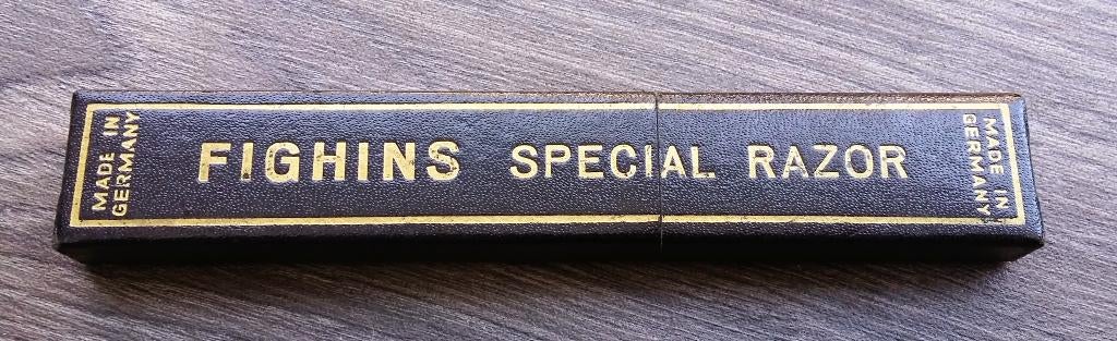 Omstreeks1925-1950 Scheermes Merk Fighins Germany Scheer Mes, Ophalen of Verzenden