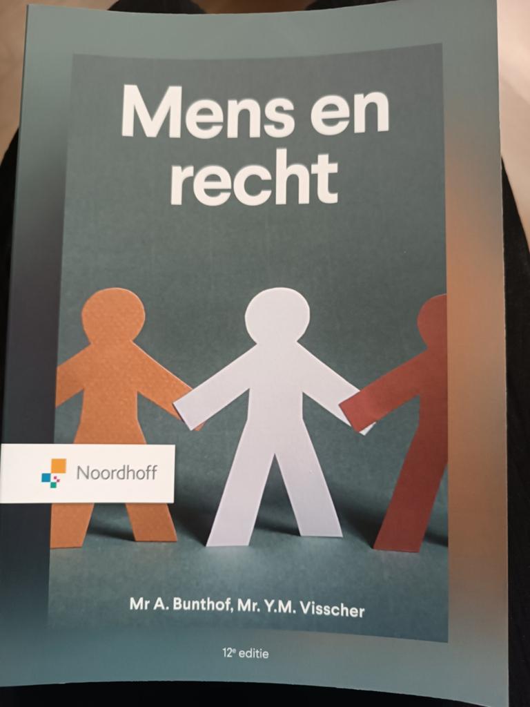 Mens en recht - 12e druk - Mr A. Bunthof, Mr Y.M. Visscher, Nieuw, Gamma, Mr A. Bunthof, Mr Y.M. Visscher, HBO