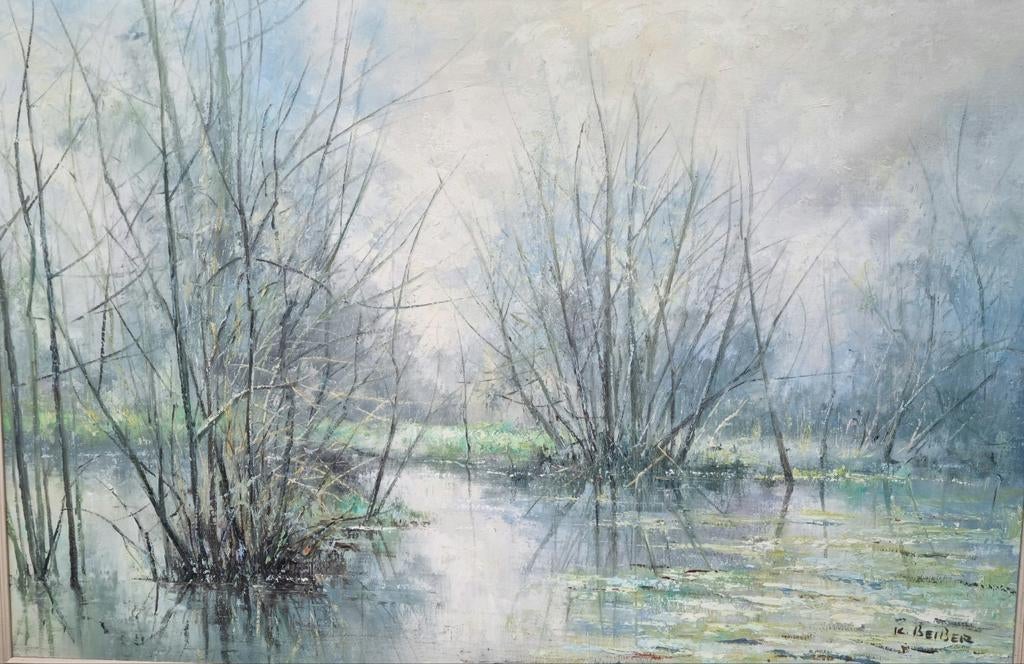 Impressionistisch landschapsschilderij  gesigneerd, Ophalen