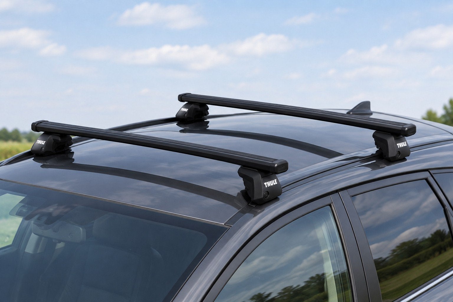 NIEUW! Thule SquareBar Evo 118 dakdragers met Evo Clamp, Auto diversen, Ophalen, Nieuw
