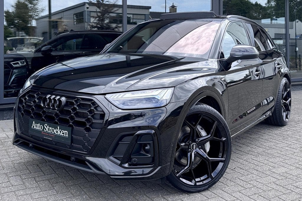 Audi Q5 55 TFSIe S-Line Pano Matrix Lucht B&O Hud Sfeer, Auto's, Audi, Automaat, 14 kWh, Gebruikt, 4 cilinders