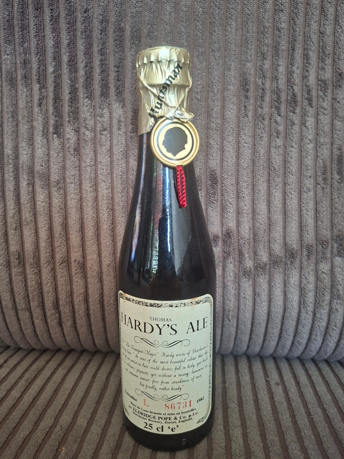 Thomas Hardy's Ale 1982 - Vintage Bierfles, Ophalen, Nieuw