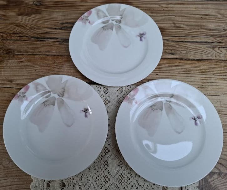 3 Margriet bordjes, 19 cm, Gebruikt, -, -, Ophalen of Verzenden