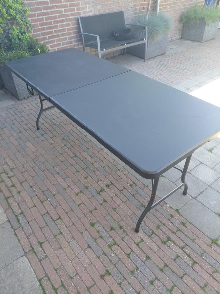 Opvouwbare Partytent Tafel - Handig en Compact, Caravans en Kamperen, Ophalen of Verzenden, Gebruikt