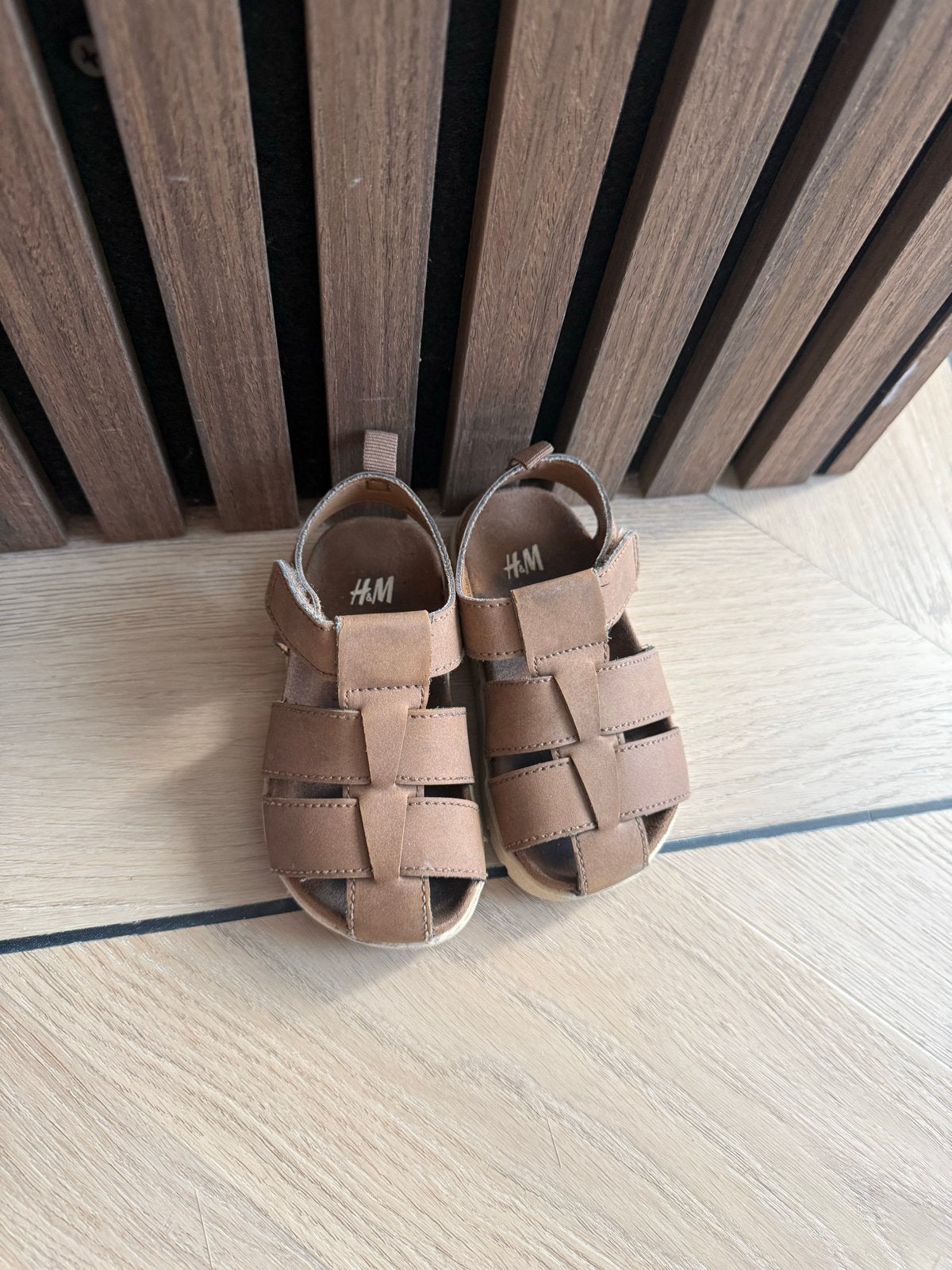 H&M sandalen maat 20/21, Kinderen en Baby's, Babykleding | Schoentjes en Sokjes, Ophalen, Gebruikt, Jongetje of Meisje, Schoentjes