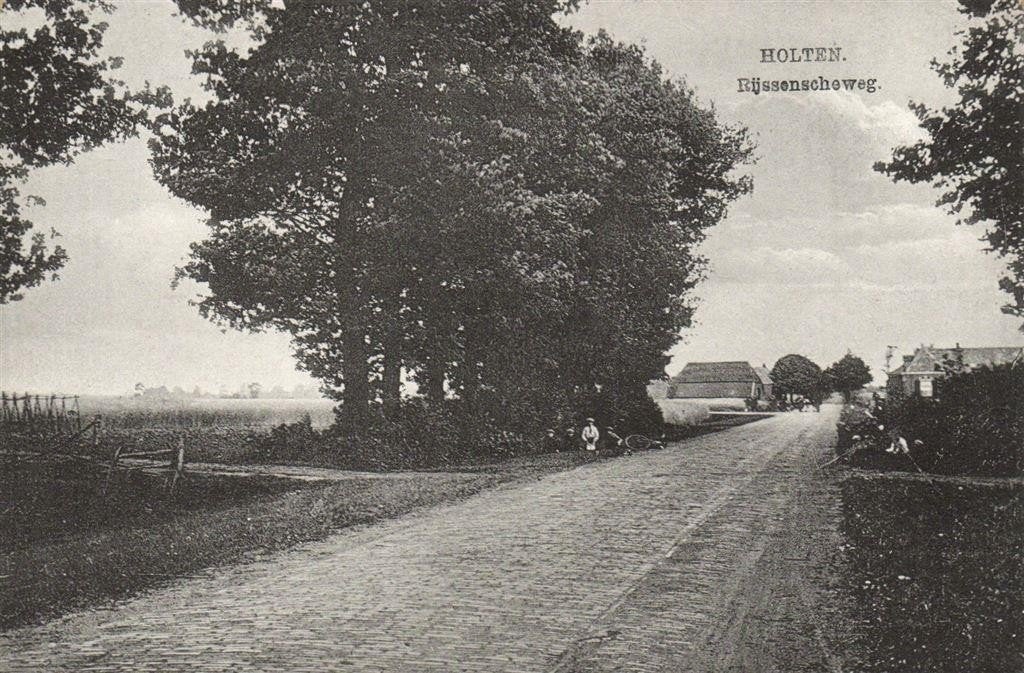 Holten. Rijssenscheweg. - ongelopen, Ophalen of Verzenden, 1920 tot 1940, Ongelopen, Overijssel