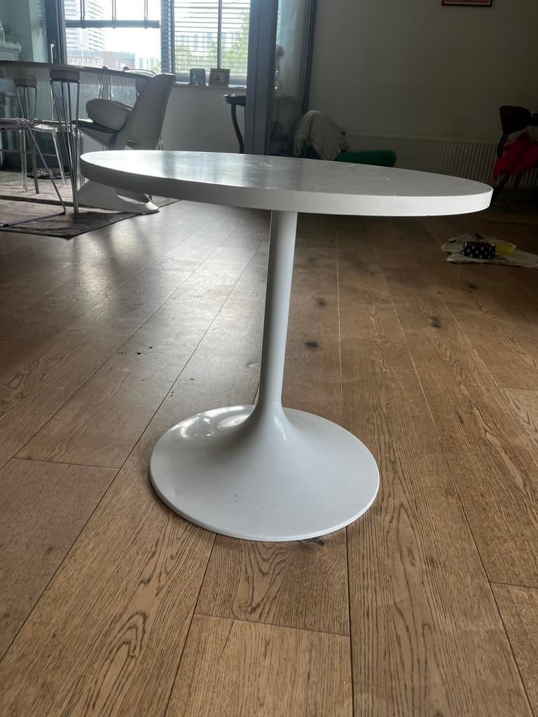 Vintage Ilse Möbel Tulip Bijzettafel – Jaren 70 – Space Age, Ophalen of Verzenden, Zo goed als nieuw