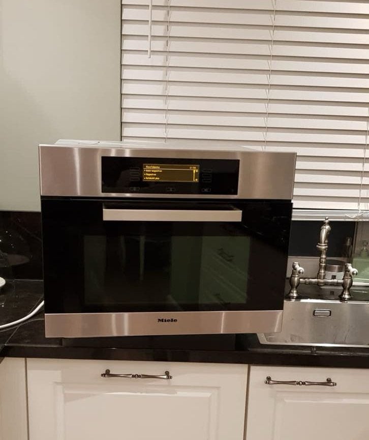 Miele combi oven magnetron, Ophalen, 45 tot 50 cm, Inbouw, Miele
