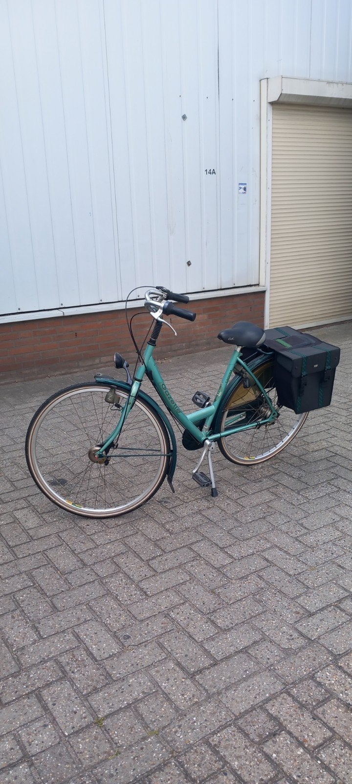 Gazelle damesfiets met lage instap en fietstassen, Fietsen en Brommers, Ophalen, Velgrem, Gazelle, 53 tot 56 cm