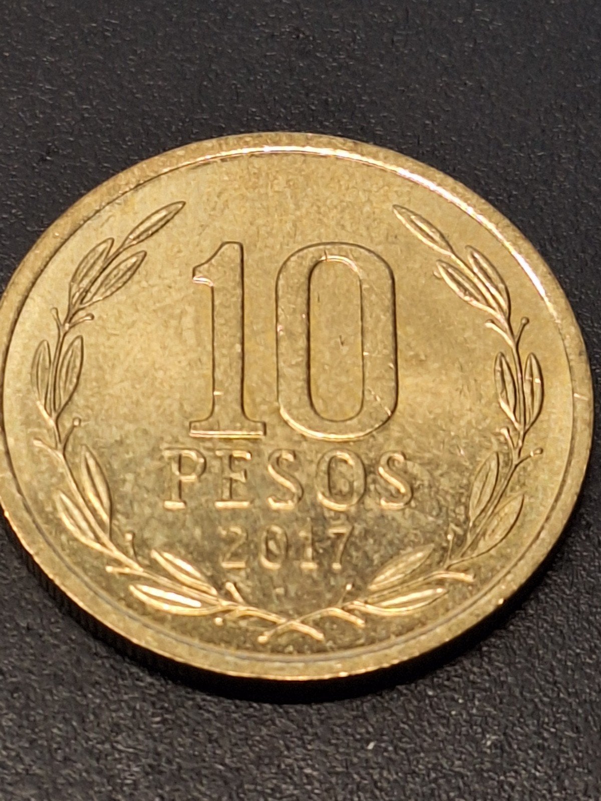 Chili 10 pesos 2017, Ophalen of Verzenden, Zuid-Amerika
