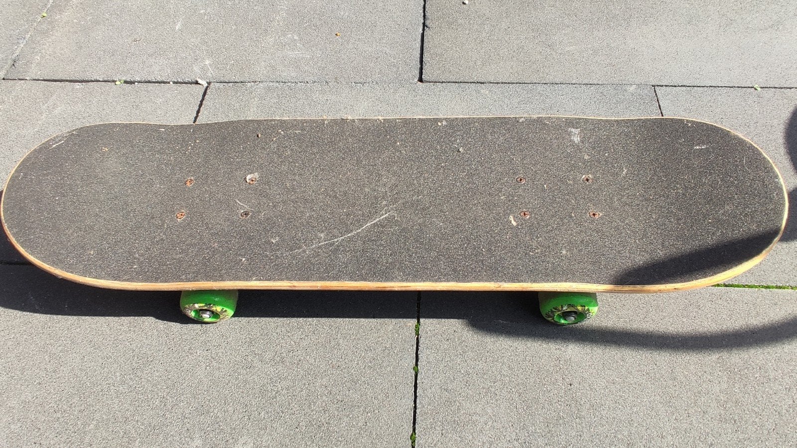 Oxelo Skateboard met Groene Wielen, Sport en Fitness, Ophalen, Gebruikt, Skateboard