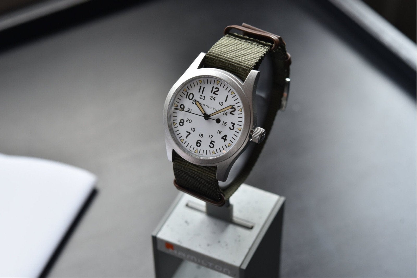 hamilton khaki field mechanical (38 mm), Ophalen