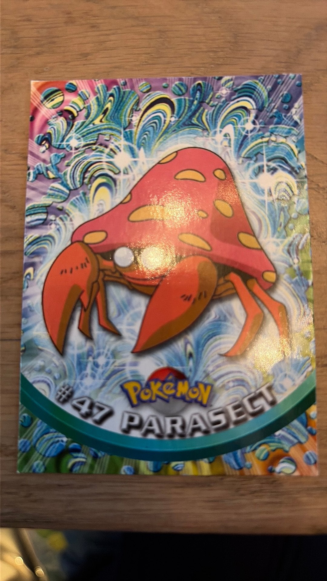 Pokemon kaart # 47 parasect, Ophalen of Verzenden, Zo goed als nieuw