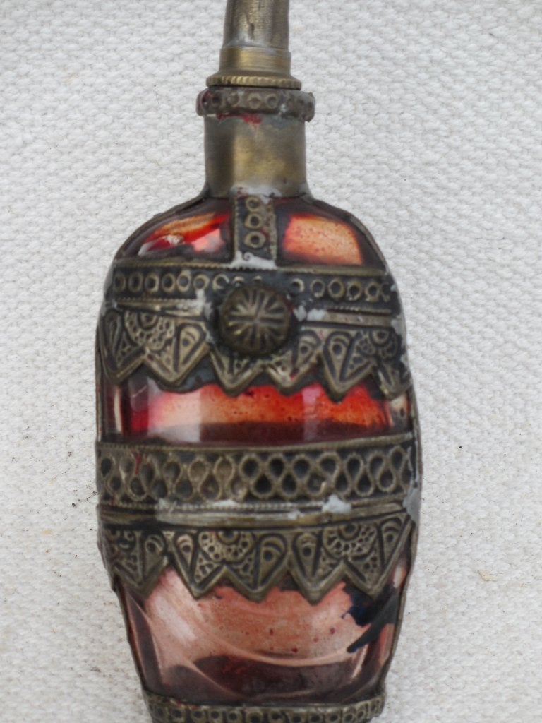 Vintage Marokkaanse parfumfles, Antiek en Kunst, Ophalen of Verzenden