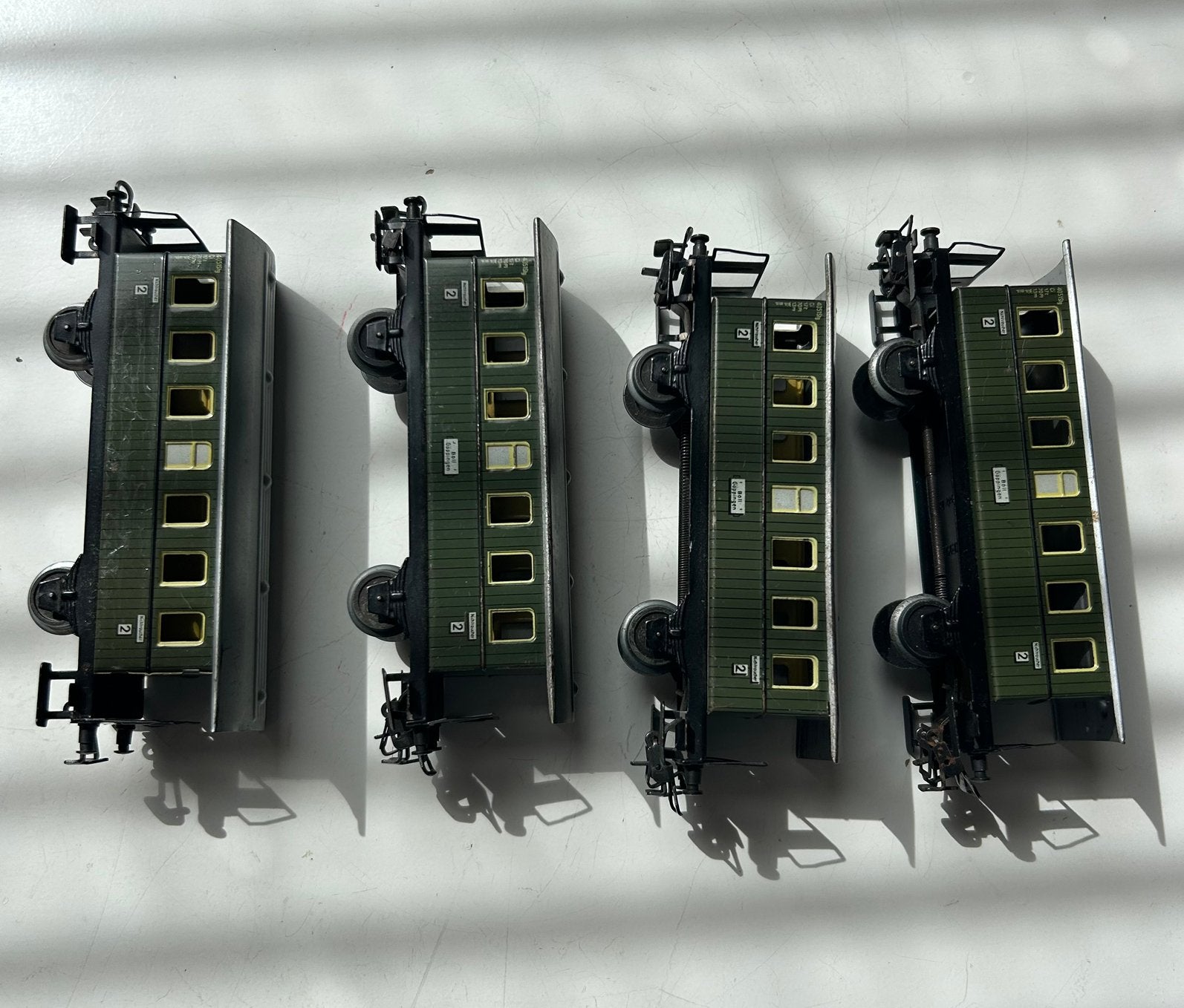 Märklin 4002 rijtuigen 4 stuks, Wisselstroom, Gebruikt, Verzenden, Wagon