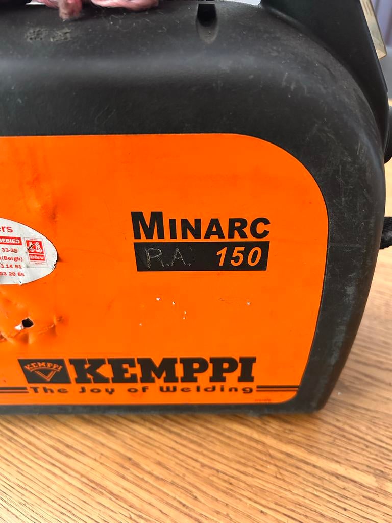 Kemppi Minarc 150 AMP, Doe-het-zelf en Verbouw, Gereedschap | Lasapparaten, Gebruikt, Elektroden, Minder dan 150 ampère, Ophalen