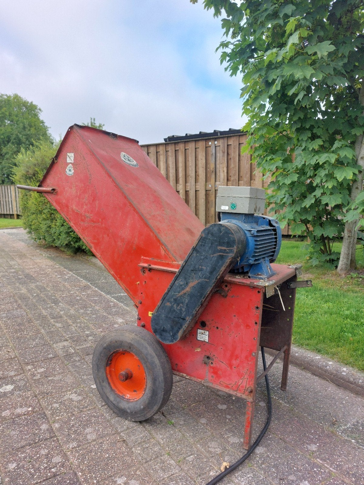 Hakselaar / Klepelaar met krachtstroom (ster/driehoek), Ophalen, Gebruikt, Elektrisch, Elsto