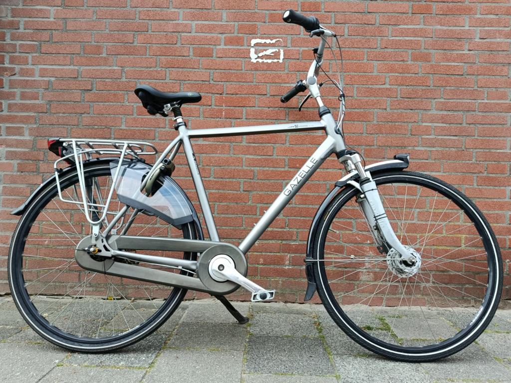 Herenfiets Gazelle Paris 7 versnellingen,slot, verlichting, Fietsen en Brommers, Ophalen, Zo goed als nieuw, Gazelle, Versnellingen