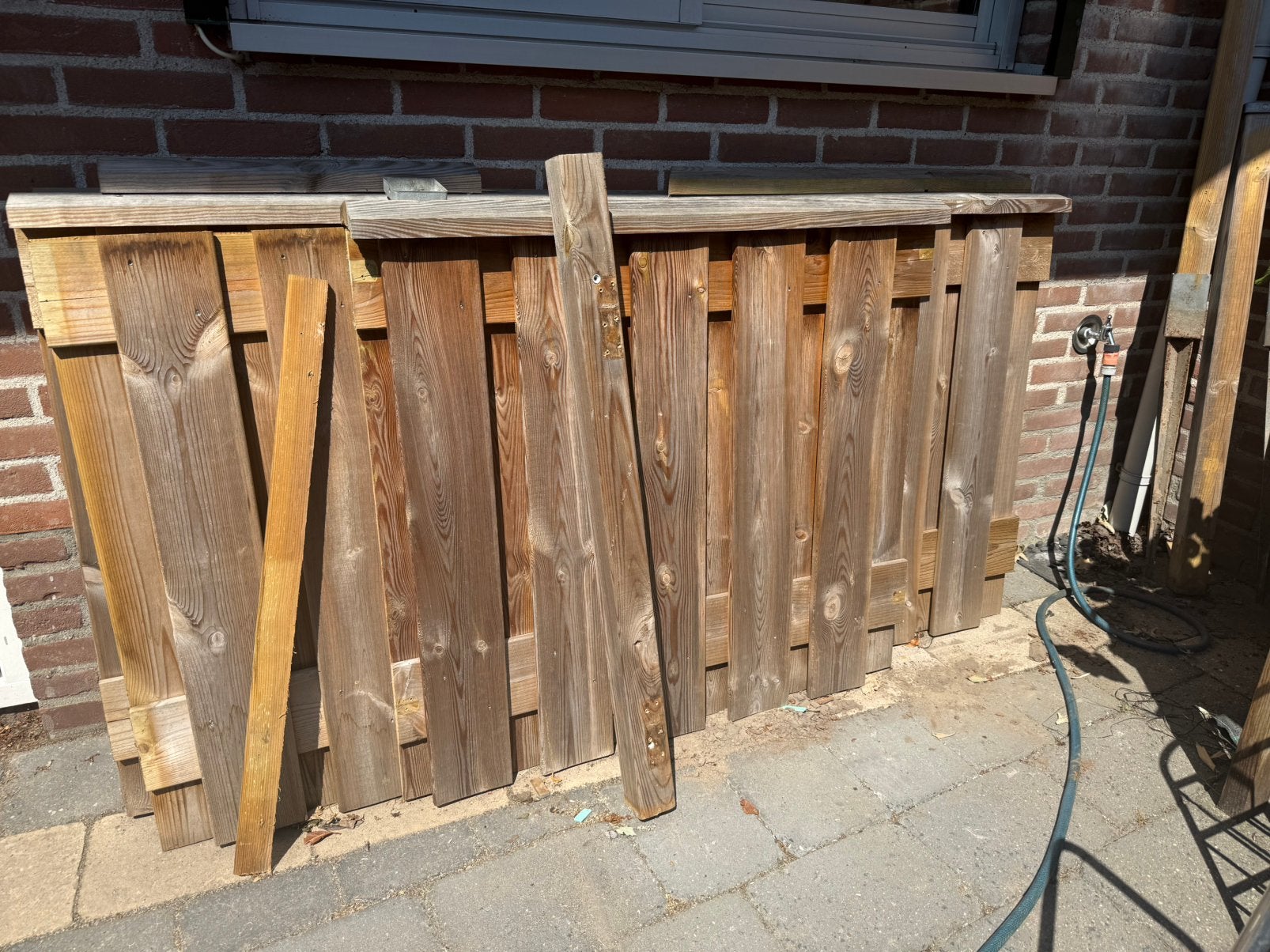 Overig hout en palen, Tuin en Terras, Schuttingen, Ophalen, Minder dan 3 meter, Hout, 1 tot 2 meter