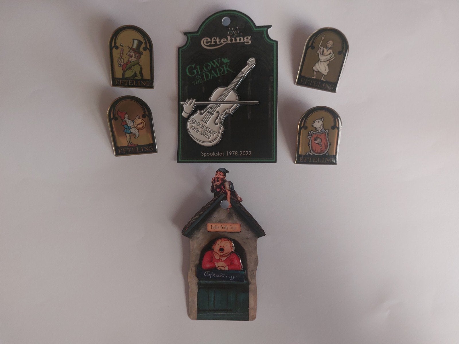 Efteling Pins: Spookslot, Smidje Holle Bolle Gijs, Verzenden, Nieuw, Button of Speldje