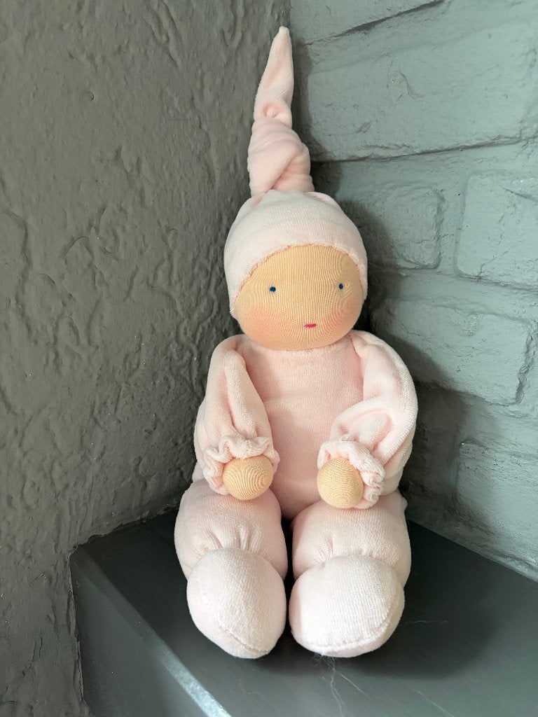 Zonnekind Knuffelpop 4 / 30cm / Antroposofische pop, Verzenden, Nieuw, Overige typen