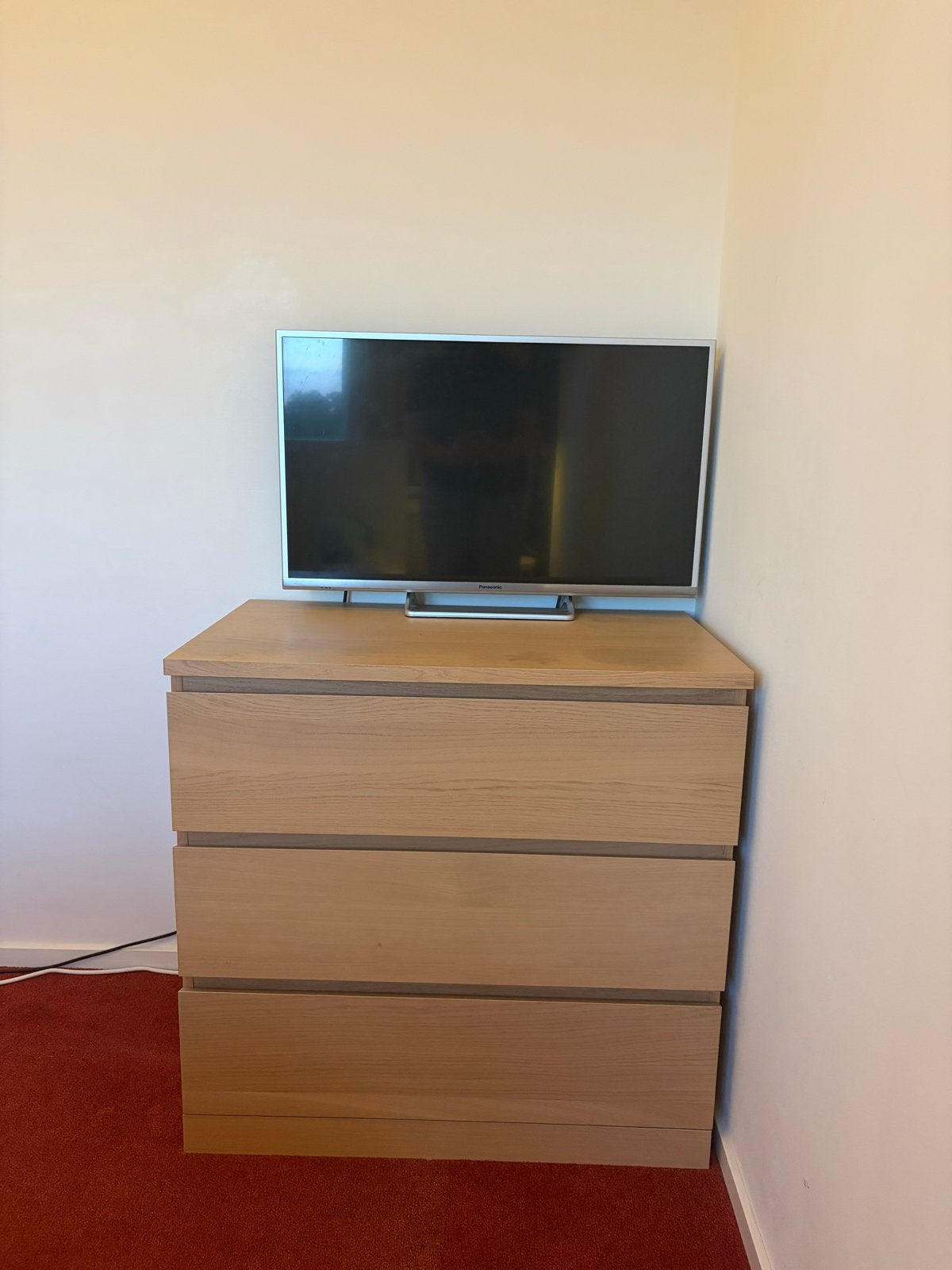 Houten ladekast met 3 laden - Zo goed als nieuw, Huis en Inrichting, Ophalen, 100 tot 150 cm, 50 tot 100 cm, Zo goed als nieuw
