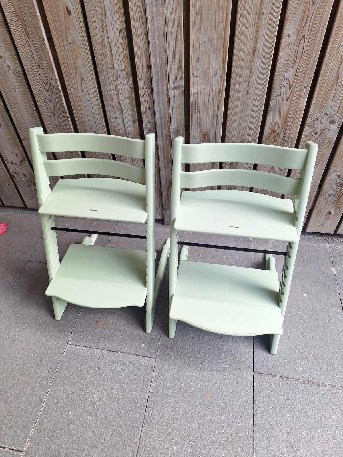 2 Stokke Trip Trap stoelen - Gebruikt maar netjes, Ophalen, Gebruikt, Meegroeistoel