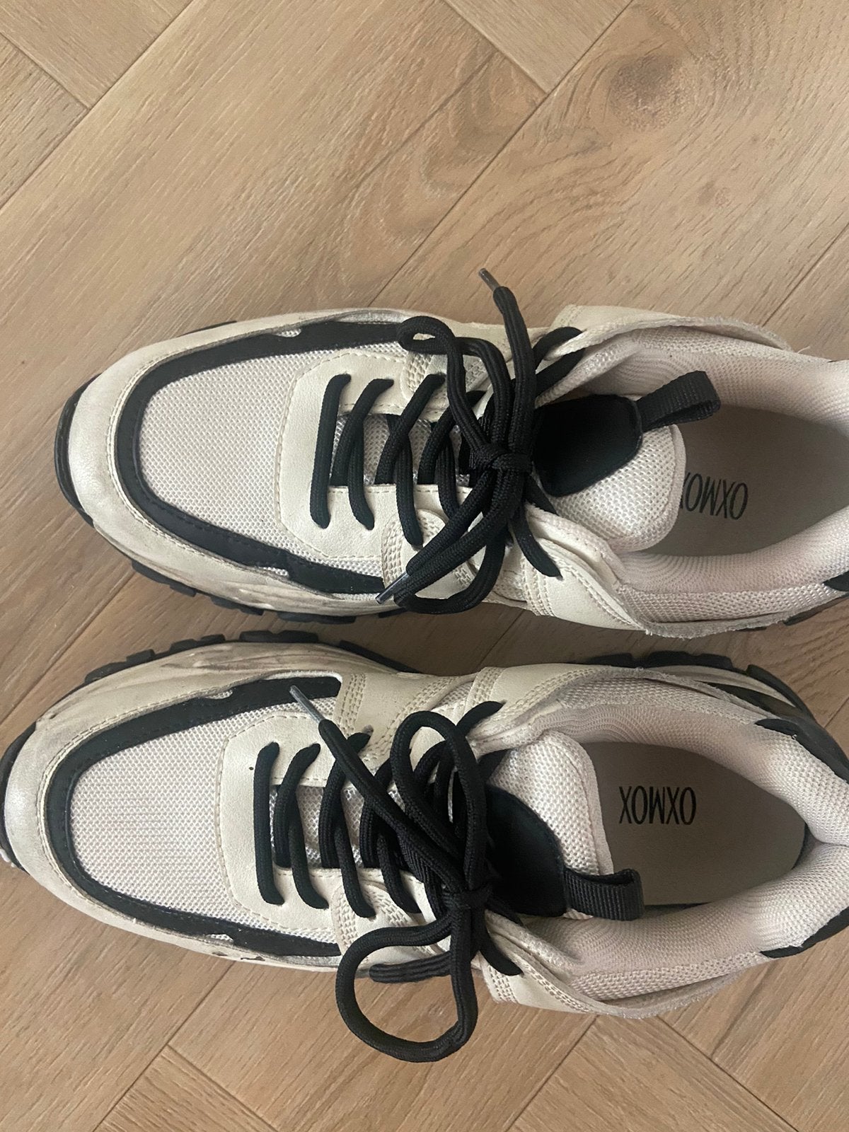 Sneakers Oxmox maat 39, Ophalen of Verzenden, Zo goed als nieuw, Zwart, Sneakers of Gympen