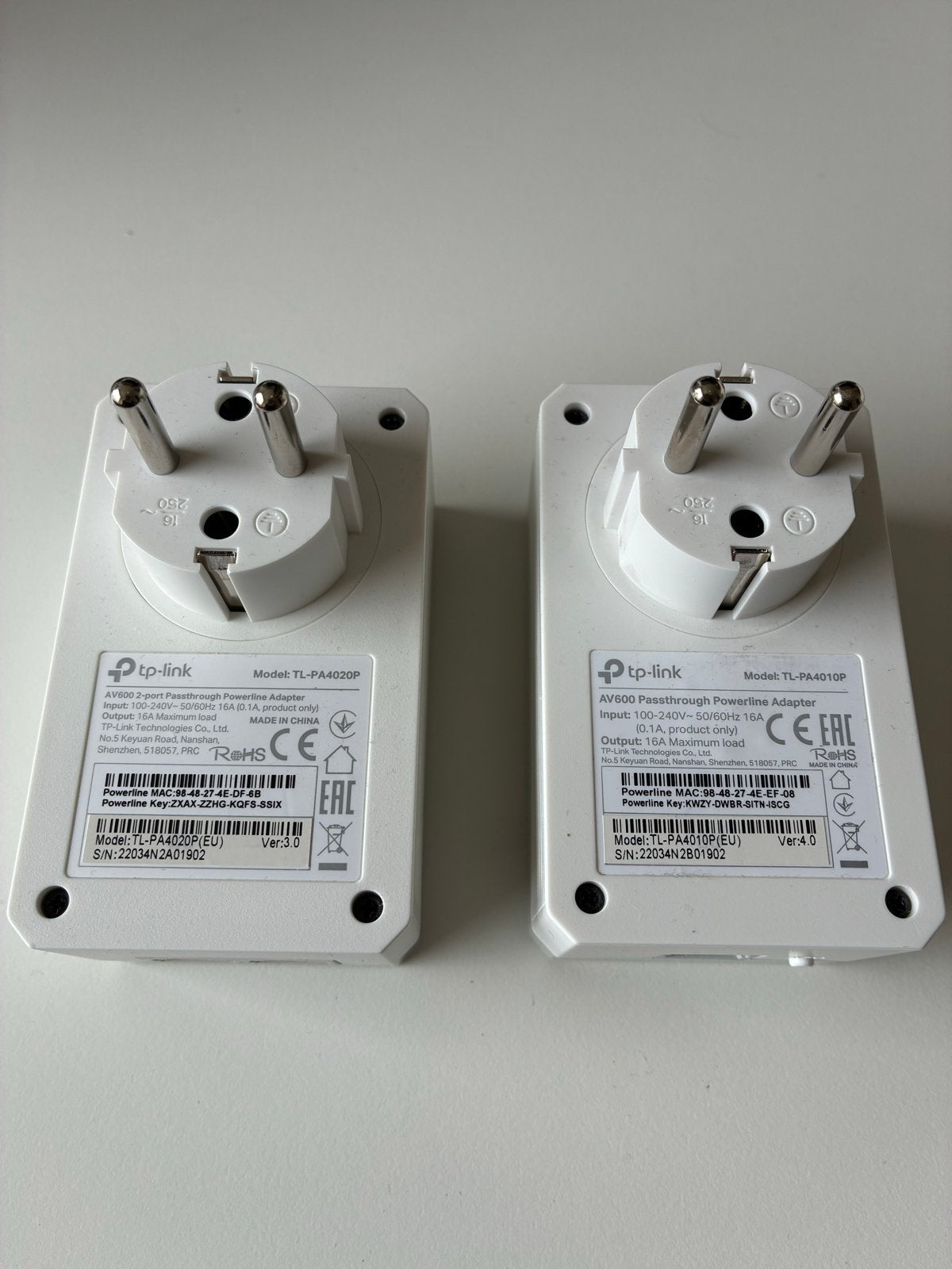 TP-Link AV600 Powerline Adapters (2 stuks), Ophalen, Zo goed als nieuw