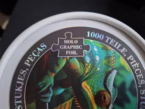 Puzzel kameleon 1000 stukjes h, Ophalen of Verzenden, 500 t/m 1500 stukjes, Nieuw, Legpuzzel
