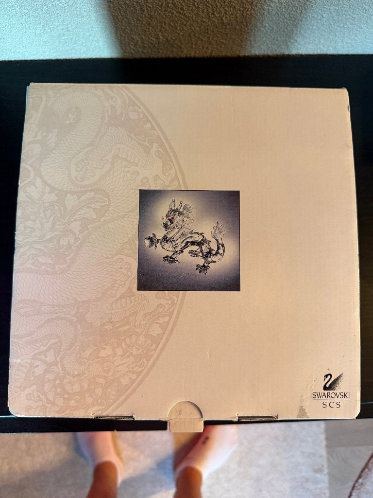 Swarovski jaarstuk 1997 Draak, Verzamelen, Ophalen, Zo goed als nieuw, Figuurtje