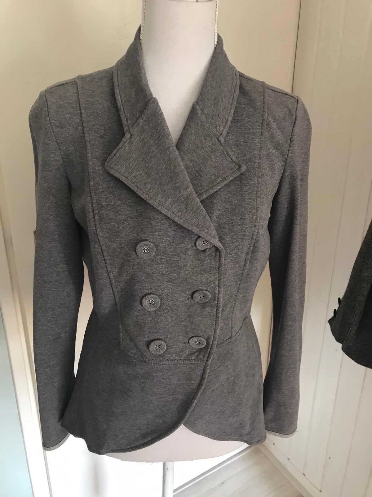 Grijze blazer getailleerd Mark/Pauw maat 42, Kleding | Dames, Verzenden, Zo goed als nieuw, Maat 42/44 (L), Grijs