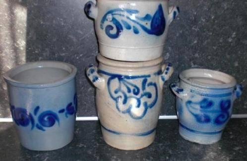 DE ECHTE OUDE KEULSE POTTEN * 4 Stuks in een Koop *, Antiek en Kunst, Verzenden