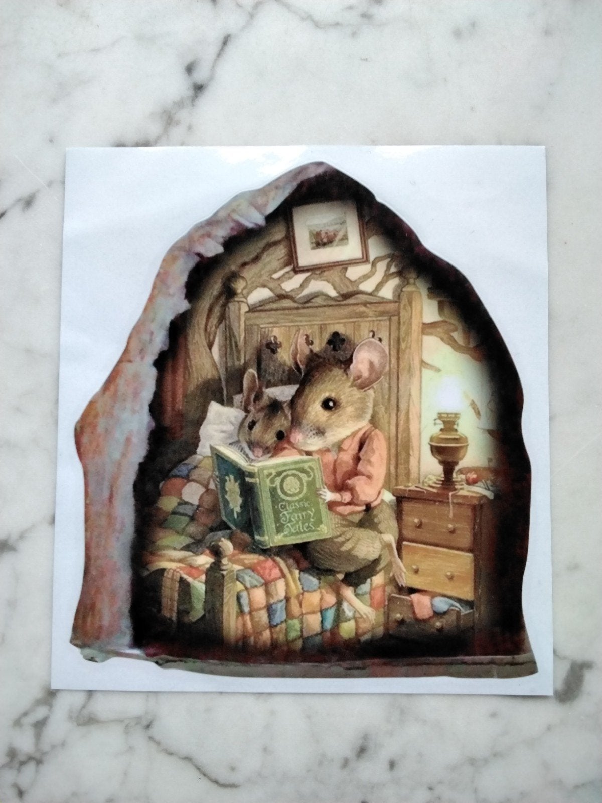 Plintsticker bedtijd voorlezen plintdeurtje muizenhuis, Kinderen en Baby's, Verzenden, Nieuw, Wanddecoratie
