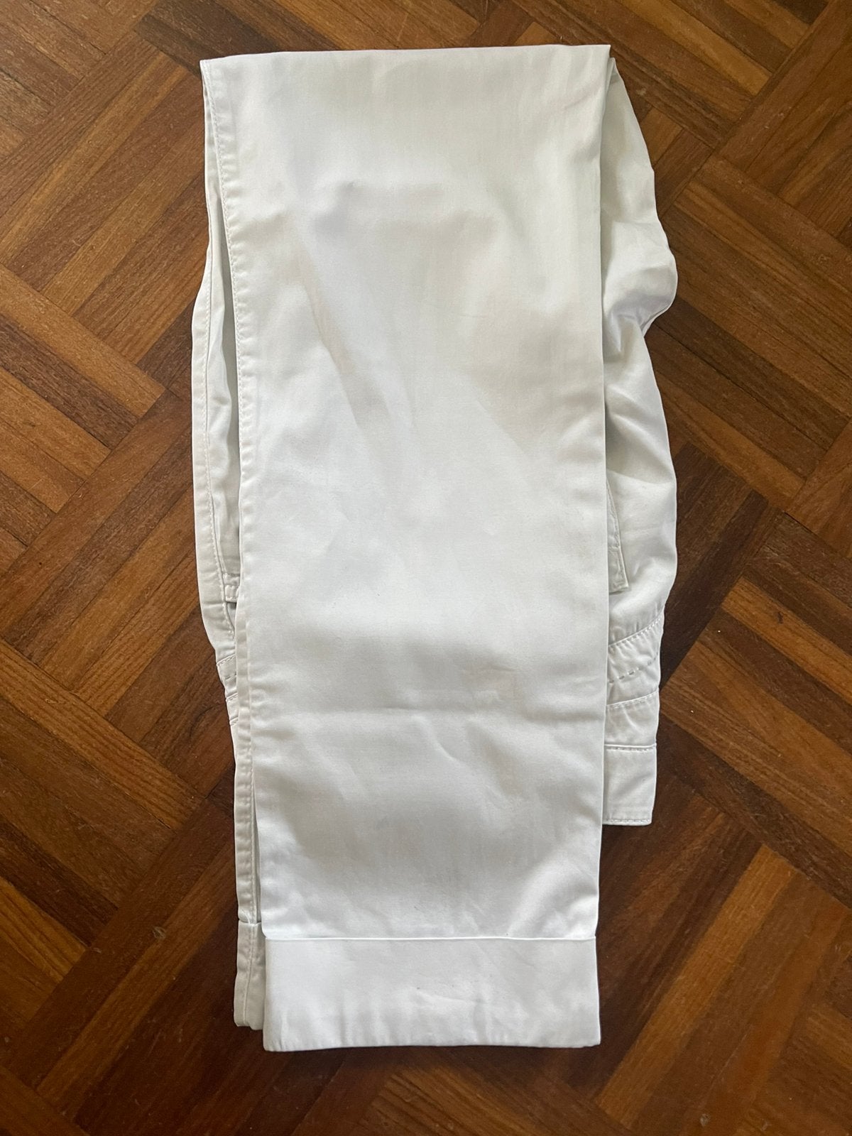 TRUSSARDI witte zomer jeans mt 40, Ophalen of Verzenden, Zo goed als nieuw, Wit, W30 - W32 (confectie 38/40)