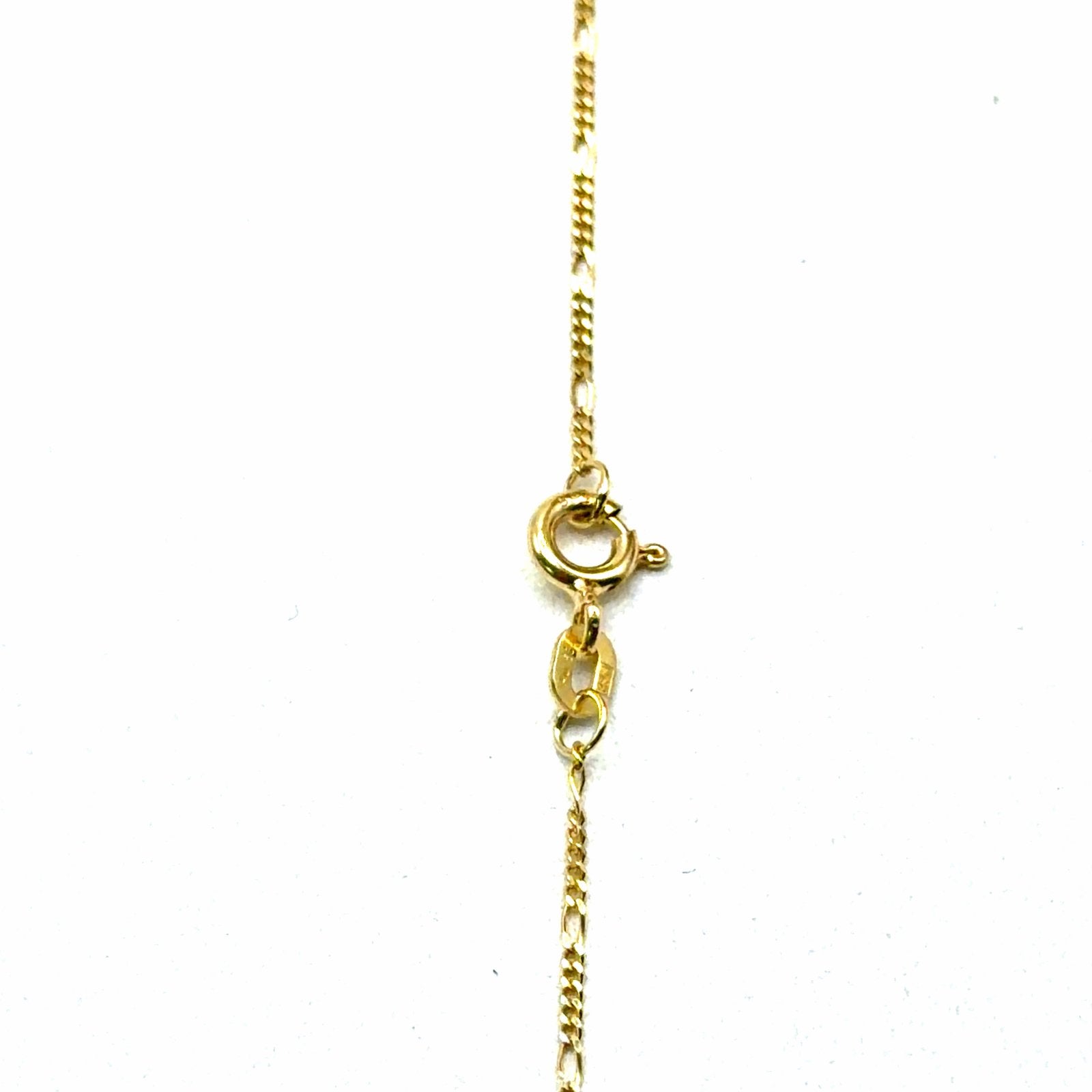 Gouden ketting met klaver hanger, Met hanger, W, Nieuw, Ophalen of Verzenden
