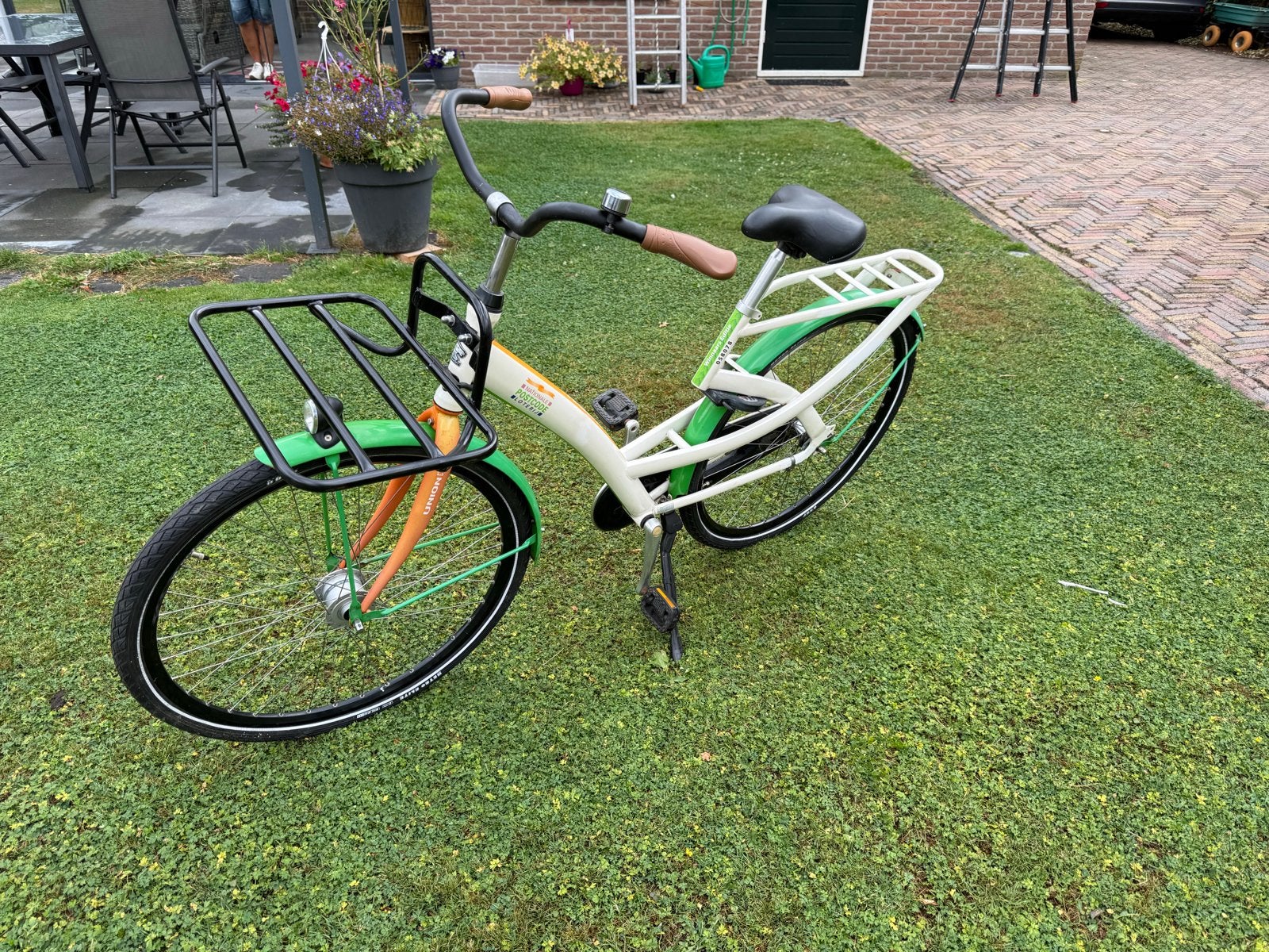 Union Winnaars Editie transportfiets met voordrager, Gebruikt, Versnellingen, 50 tot 53 cm, Trommelrem