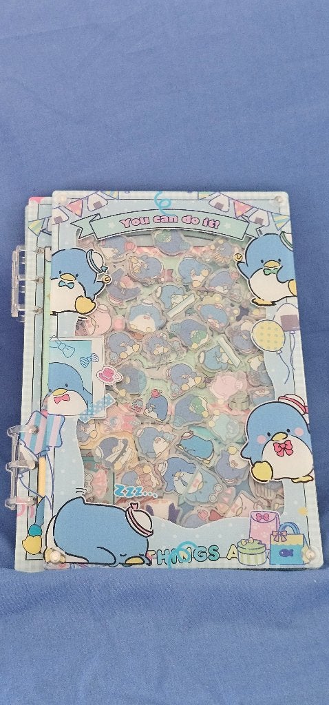 mr sam sanrio acrylic shaker notebook a5, Diversen, Ophalen of Verzenden, Uitwisbaar, Nieuw, A5